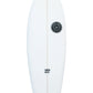 Front view  white TwinsBros EnjoyTwin Surfboard